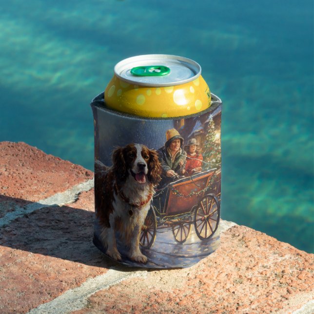 Rafraîchisseur Pour Canette Saison de Noël de l'espagnol Springer anglais (Piscine in situ)