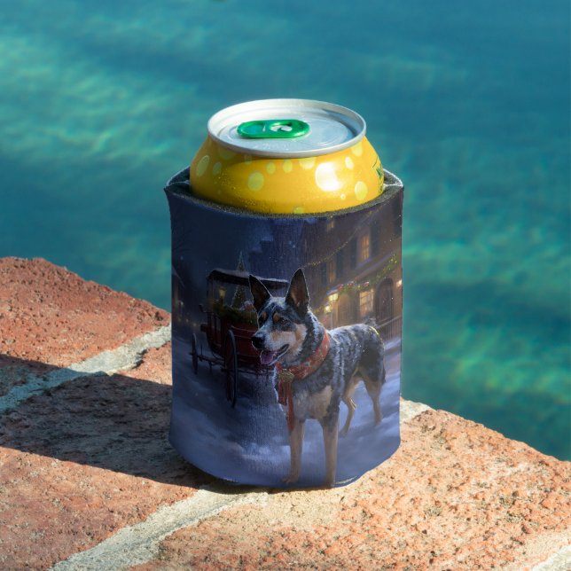 Rafraîchisseur Pour Canette Saison de Noël des bovins australiens (Piscine in situ)