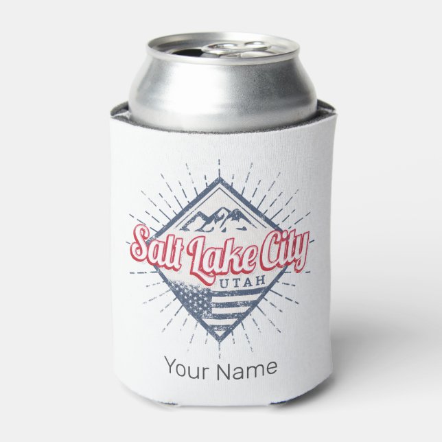 Rafraîchisseur Pour Canette Salt Lake City Utah United States Mountains USA (Can devant)