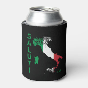 Rafraîchisseur Pour Canette *~* Saluti Carte d'Italie Italia Langue Italienne