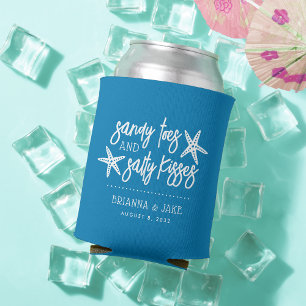 Rafraîchisseur Pour Canette Sandy Toes Salty Kisses Destination Mariage Favori
