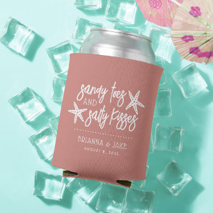 Rafraîchisseur Pour Canette Sandy Toes Salty Kisses Destination Mariage Favori