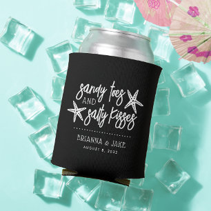 Rafraîchisseur Pour Canette Sandy Toes Salty Kisses Destination Mariage Favori