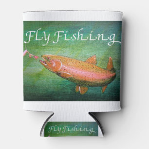 Rafraîchisseur Pour Canette Saumon de truite de pêche à la mouche / Cadeau de