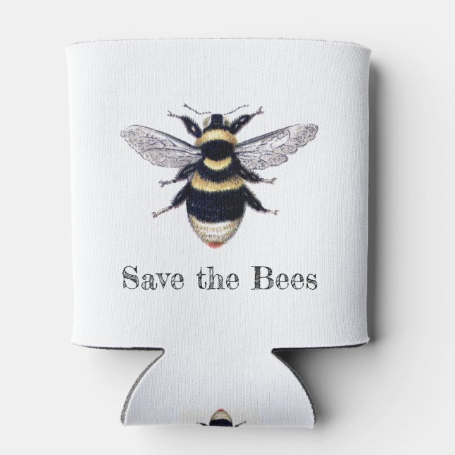 Rafraîchisseur Pour Canette Sauvez les abeilles (Dos)