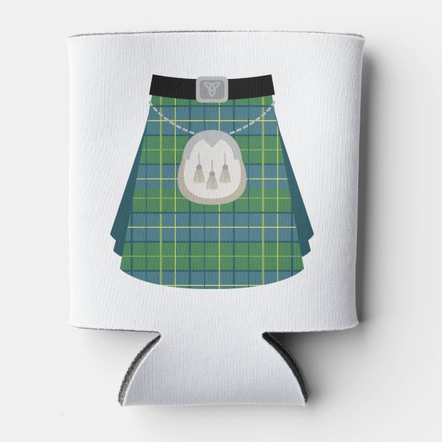 Rafraîchisseur Pour Canette Scottish Kilt (Devant)