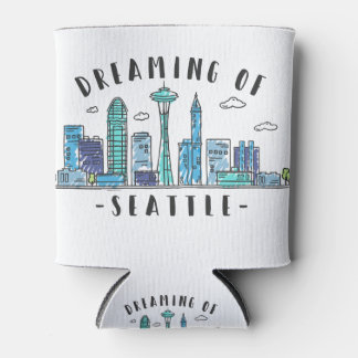 Rafraîchisseur Pour Canette Seattle Skyline