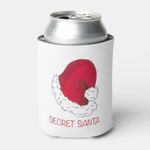 Rafraîchisseur Pour Canette Secret Santa Claus Rouge Noël Funny vacances