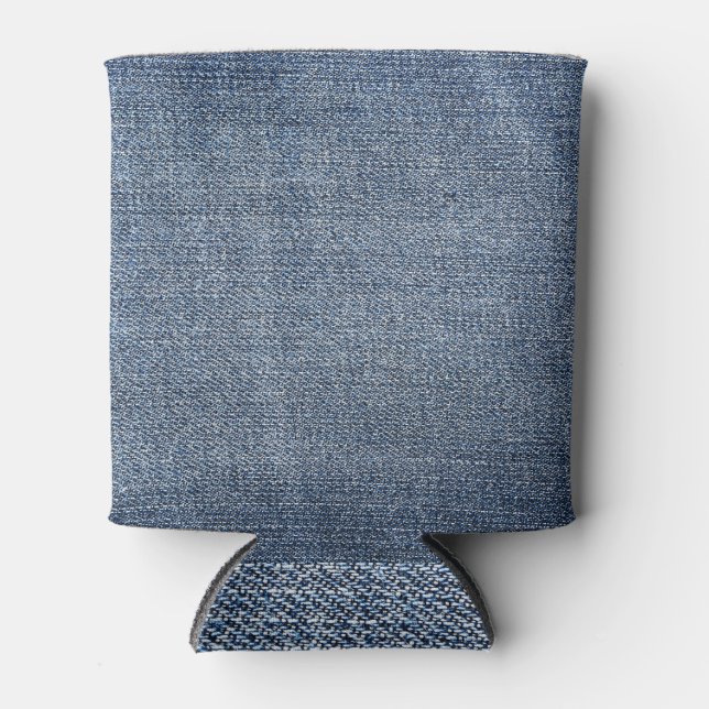 Rafraîchisseur Pour Canette Shabby denim : texture de jean bleu (Devant)