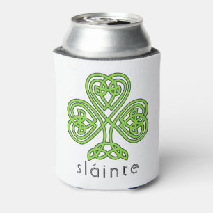 Rafraîchisseur Pour Canette Shamrock celtique Green Slainte Saint Patrick