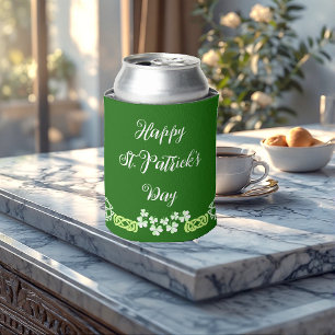 Rafraîchisseur Pour Canette Shamrocks verts Bonne fête Jour de la Saint Patric