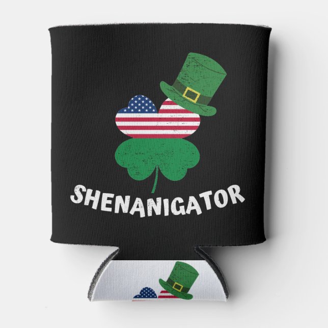 Rafraîchisseur Pour Canette Shenanigator de la Saint Patrick (Devant)