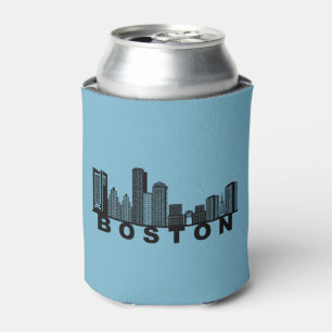 Rafraîchisseur Pour Canette Silhouette de l'horizon de Boston 