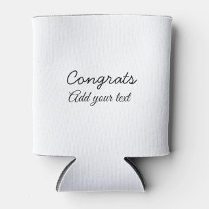 Rafraîchisseur Pour Canette Simple congratulation graduation add your