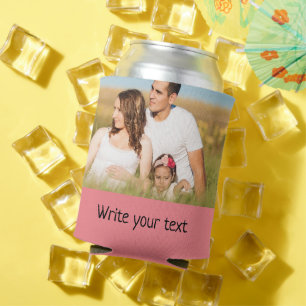 Rafraîchisseur Pour Canette simple minimum ajouter votre texte photo      chri