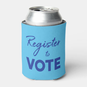 Rafraîchisseur Pour Canette S'inscrire au vote - typographie bleue moderne