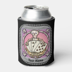 Rafraîchisseur Pour Canette Skeleton Gambler poker peut refroidir