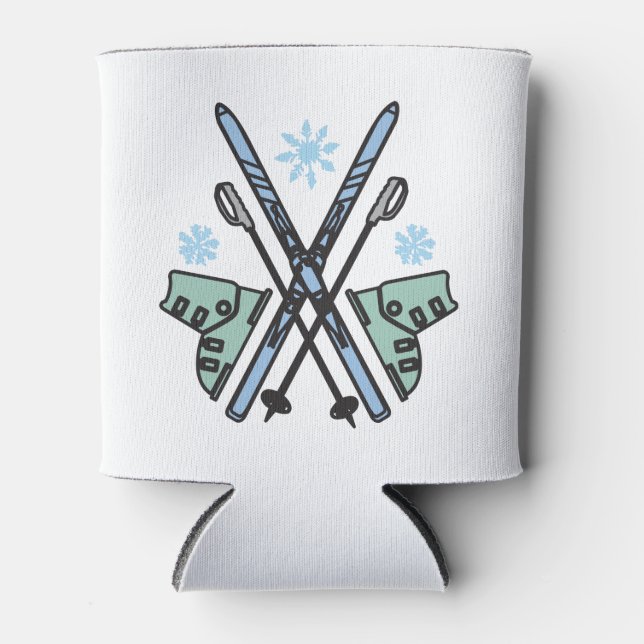 Rafraîchisseur Pour Canette Ski De Neige (Devant)