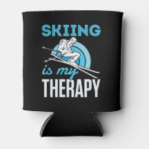 Ski Est Mon Thérapie Skier Drôle Skier