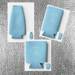 Rafraîchisseur Pour Canette Sky Blue Mariage Can Cooler