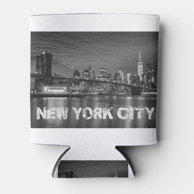 Rafraîchisseur Pour Canette Skyline de New York (Devant)