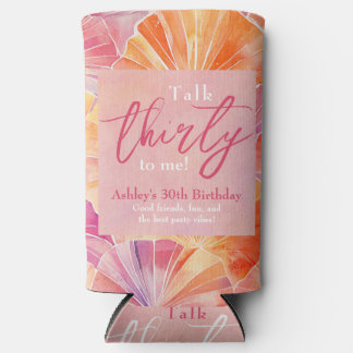 Rafraîchisseur Pour Canette Slim 30e anniversaire parler trente à moi