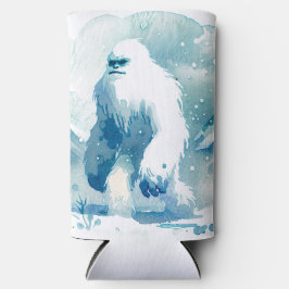Rafraîchisseur Pour Canette Slim Abominable Snowman Yeti Winter Art