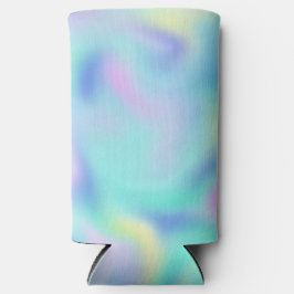 Rafraîchisseur Pour Canette Slim Abstract Pretty Pastel Swirls Pattern