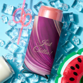 Rafraîchisseur Pour Canette Slim Abstrait moderne juste Chillin-