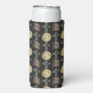 Rafraîchisseur Pour Canette Slim Art de croix celtique de pierre tombale gothique R