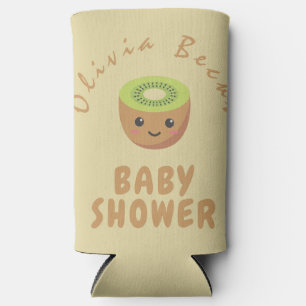 Rafraîchisseur Pour Canette Slim Baby shower de Little Cutie Kiwi
