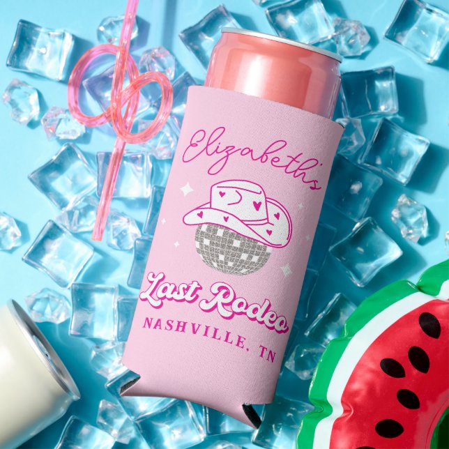Rafraîchisseur Pour Canette Slim Bachelorette dernière Rodeo Disco (Été in situ)