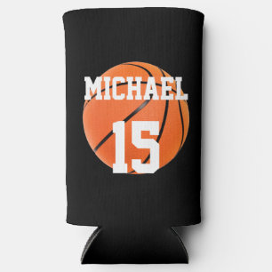 Rafraîchisseur Pour Canette Slim Basket-ball Votre nom
