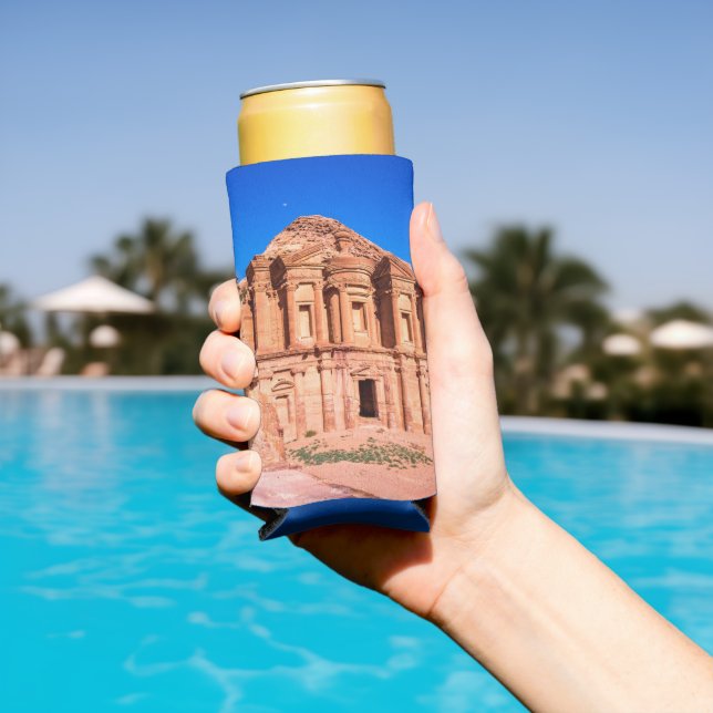 Rafraîchisseur Pour Canette Slim Belle vue sur Petra (Piscine in situ)