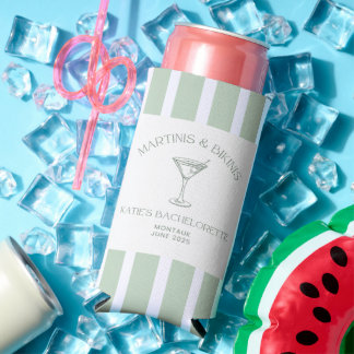 Rafraîchisseur Pour Canette Slim Bikinis & Martinis Bachelorette