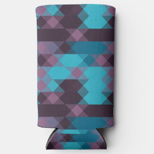 Rafraîchisseur Pour Canette Slim bleu paon, violet, bleu topaze et tonnerre