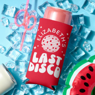 Rafraîchisseur Pour Canette Slim Boule Disco Dernière Disco Personnalisée