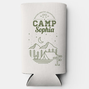 Rafraîchisseur Pour Canette Slim Camp Bachelorette Party Can Coolers