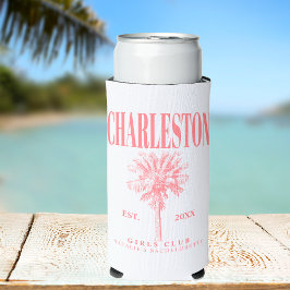 Rafraîchisseur Pour Canette Slim Charleston Bachelorette Custom Luxe Social Club