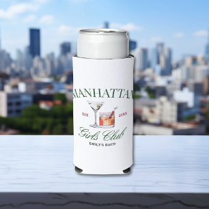 Rafraîchisseur Pour Canette Slim Cocktails Classy Green & Red Girl's Club