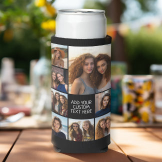 Rafraîchisseur Pour Canette Slim Créer un collage photo personnalisé avec 8 photos