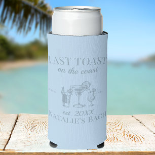 Rafraîchisseur Pour Canette Slim Dernier Toast Sur La Côte Beach Bachelorette Party