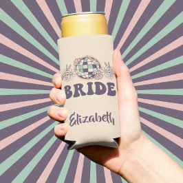 Rafraîchisseur Pour Canette Slim Dernière disco rétro Bachelorette