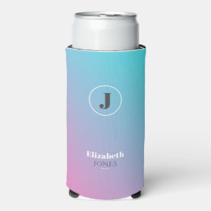 Rafraîchisseur Pour Canette Slim Design minimaliste aux couleurs pastel