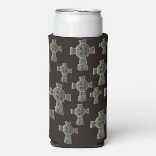 Rafraîchisseur Pour Canette Slim Dessin de croix de pierre tombale de cimetière got