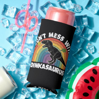 Rafraîchisseur Pour Canette Slim Don’t Mess With Dinkasaurus Pickleball