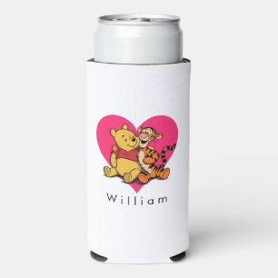 Rafraîchisseur Pour Canette Slim Doux Winnie l'ourson et Tigger