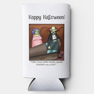 Rafraîchisseur Pour Canette Slim Drôle Halloween Humour peut refroidir cadeau