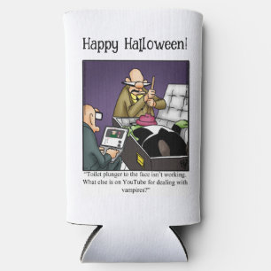 Rafraîchisseur Pour Canette Slim Drôle Halloween Humour peut refroidir cadeau