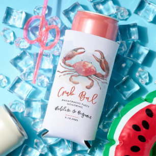 Rafraîchisseur Pour Canette Slim Fête de fruits de mer pour l'engagement de l'ébull